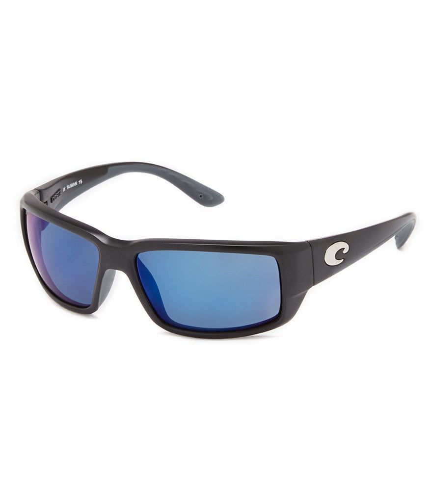 Прямоугольные поляризованные солнцезащитные очки Costa Fantail, черный