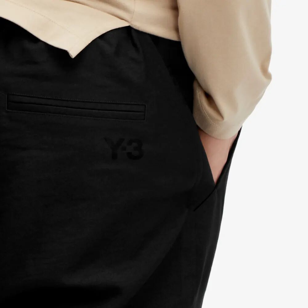 Y-3 Прямые брюки, черный