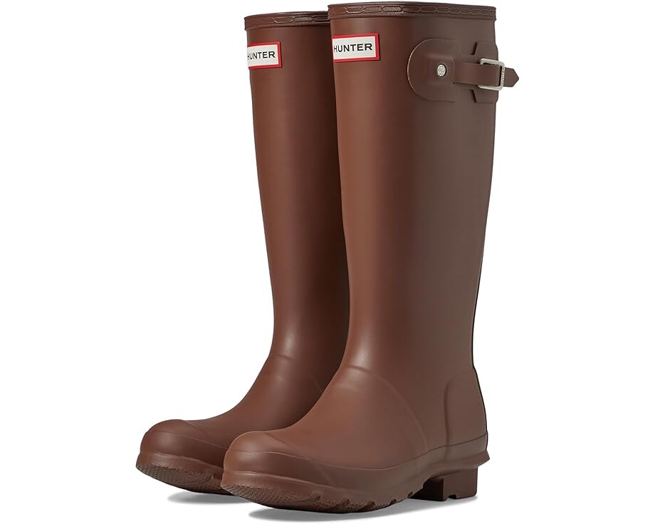 

Ботинки Hunter Original Kids' Classic Rain Boot, цвет Brown Bolt