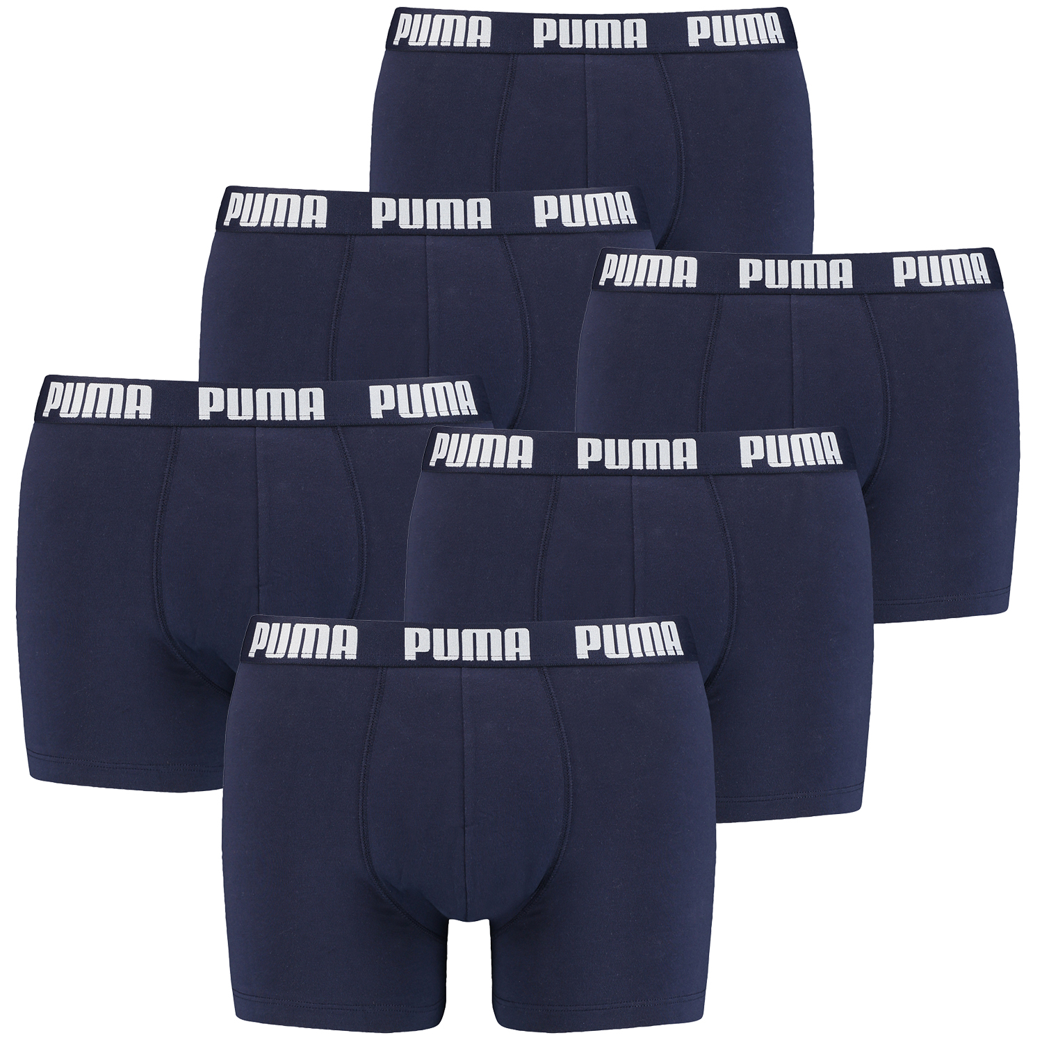 

Боксеры Puma Boxershorts PUMA EVERYDAY BOXER 6P, цвет 002 - Navy