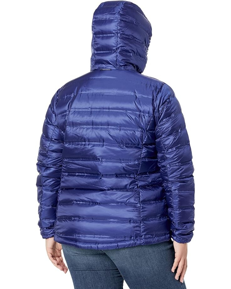 

Куртка Columbia Plus Size Pebble Peak Down Hooded Jacket, цвет Dark Sapphire