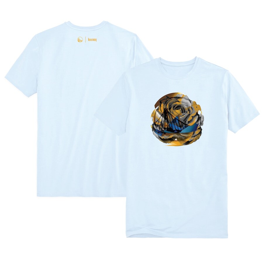 

Футболка с коротким рукавом The Wild Collective Golden State Warriors, синий