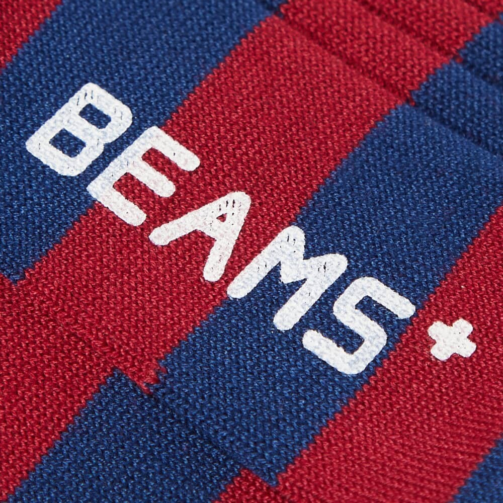 

Носки в рубчик с полосками Beams Plus