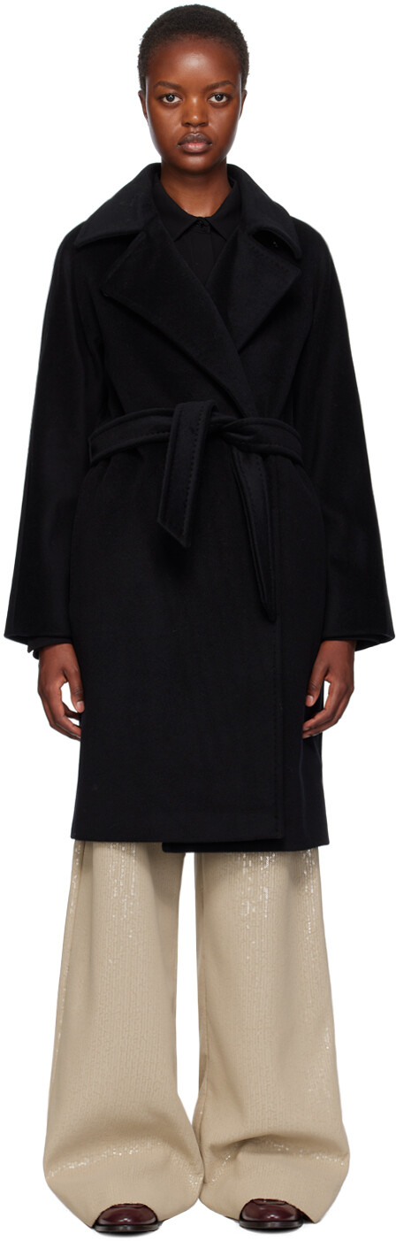

Черное пальто Эстель Max Mara, Черный, Черное пальто Эстель Max Mara