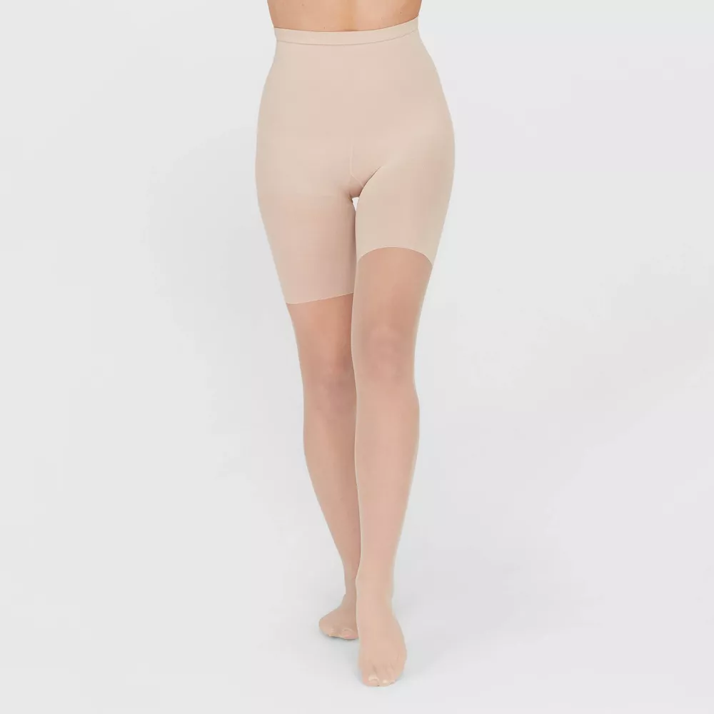 

Женские утягивающие колготки ASSETS by SPANX с высокой талией, цвет Champagne Nude