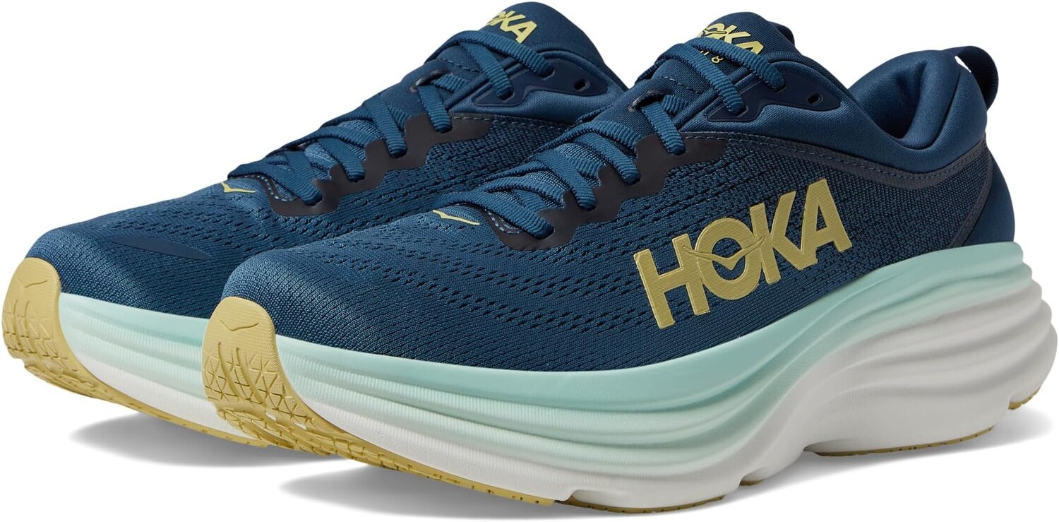 Кроссовки Bondi 8 Hoka, цвет Midnight Ocean/Blue Steel