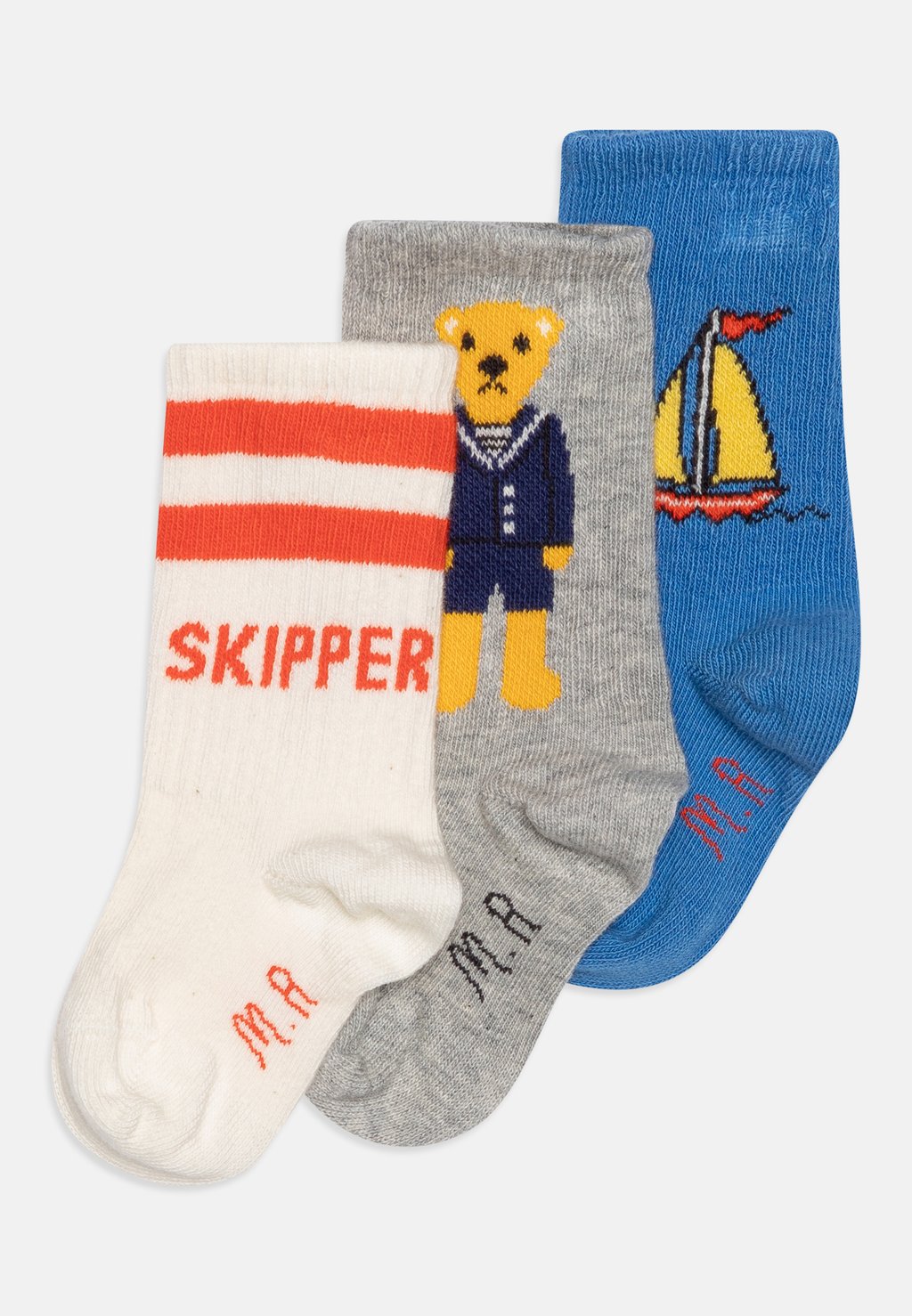 

Носки Skipper Unisex 3 Pack Mini Rodini, мультиколор