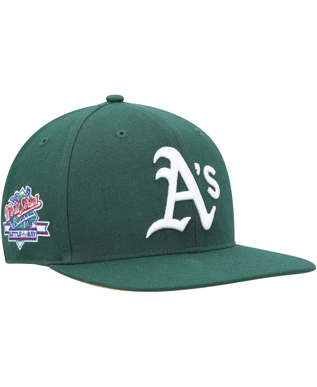 

Мужская зеленая кепка Captain Snapback Oakland Athletics World Series 1989 Sure Shot '47 Brand