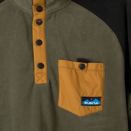 Флисовая куртка Teannaway мужская KAVU, цвет Shadow Leaf