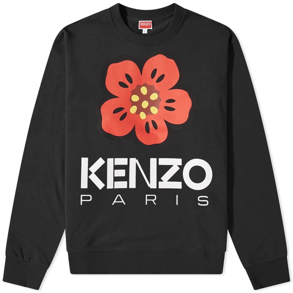 

Свитшот Kenzo Boke Flower Crew, черный