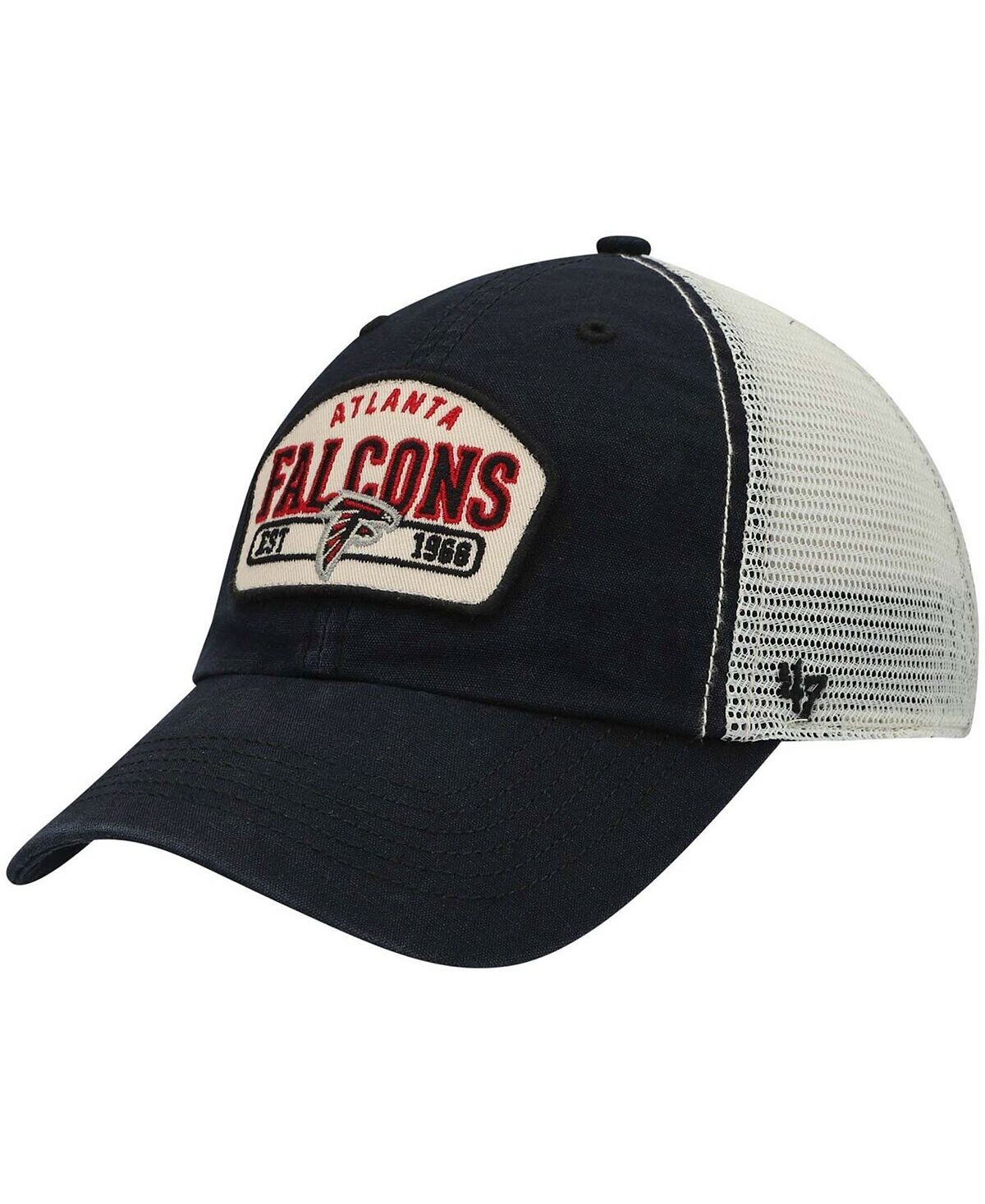 

Мужская черная кепка Snapback Atlanta Falcons Penwald Trucker Clean Up '47 Brand