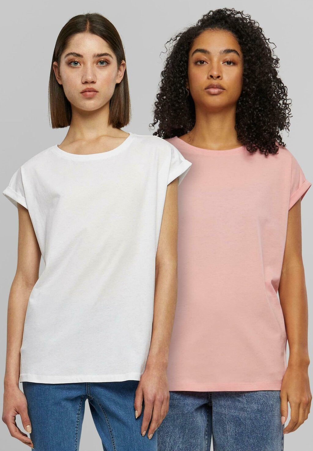 

Базовая футболка 2 PACK Urban Classics, розовый