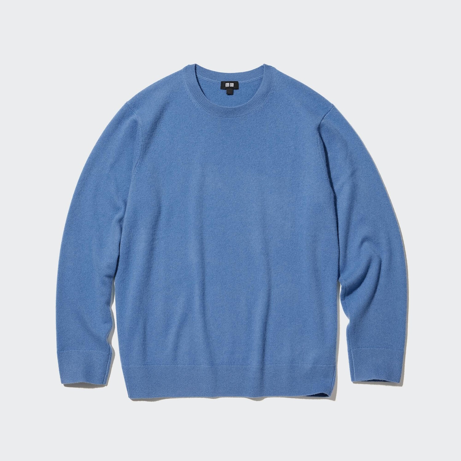 

Свитер Uniqlo мужской кашемировый с круглым вырезом, синий