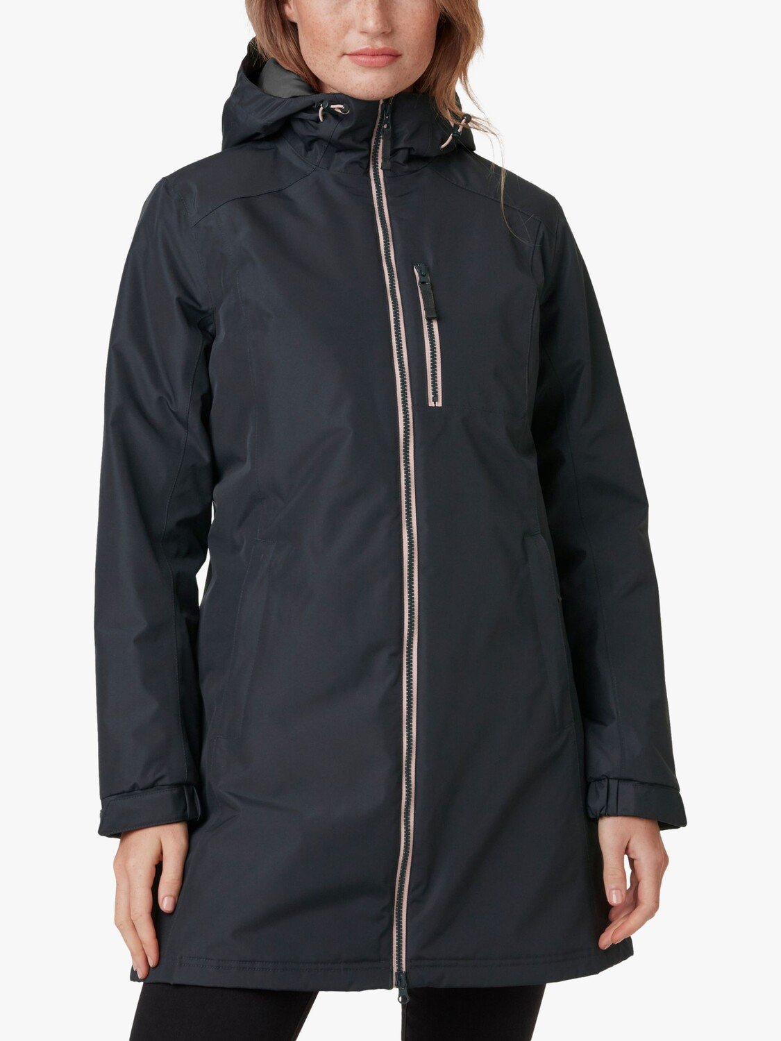 

Женская длинная водонепроницаемая куртка Belfast Helly Hansen, эбони