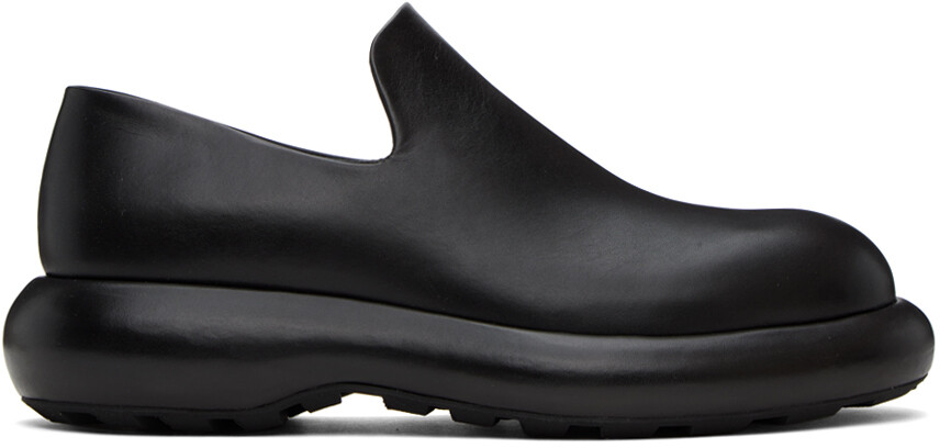

Черные лоферы на платформе Jil Sander