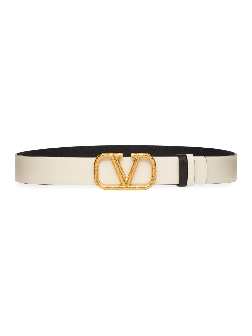 

Двусторонний ремень Vlogo Signature из зернистой телячьей кожи 30 мм Valentino Garavani, черный