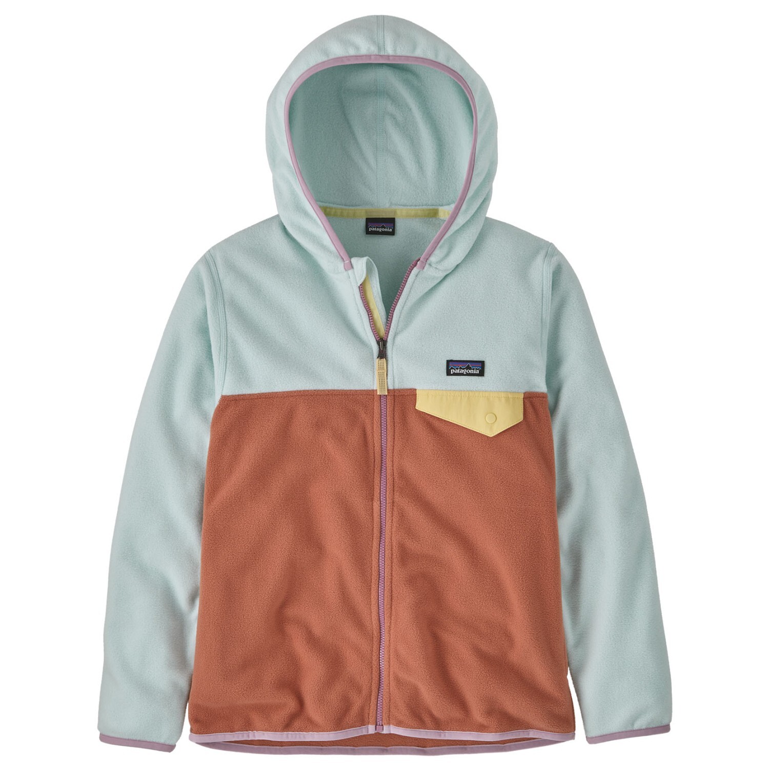 Флисовая жилетка Patagonia Kid's Micro D Snap T, цвет Sienna Clay