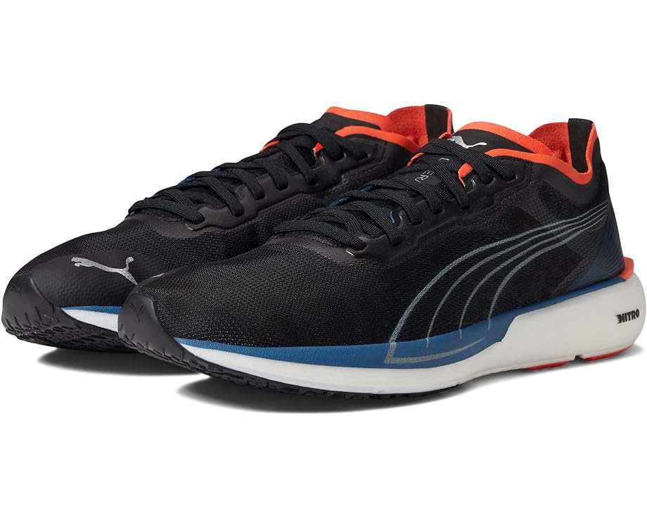 Кроссовки PUMA Liberate Nitro, цвет Puma Black/Cherry Tomato/Sailing Blue кроссовки puma solarcourt rct cherry tomato parisian night white