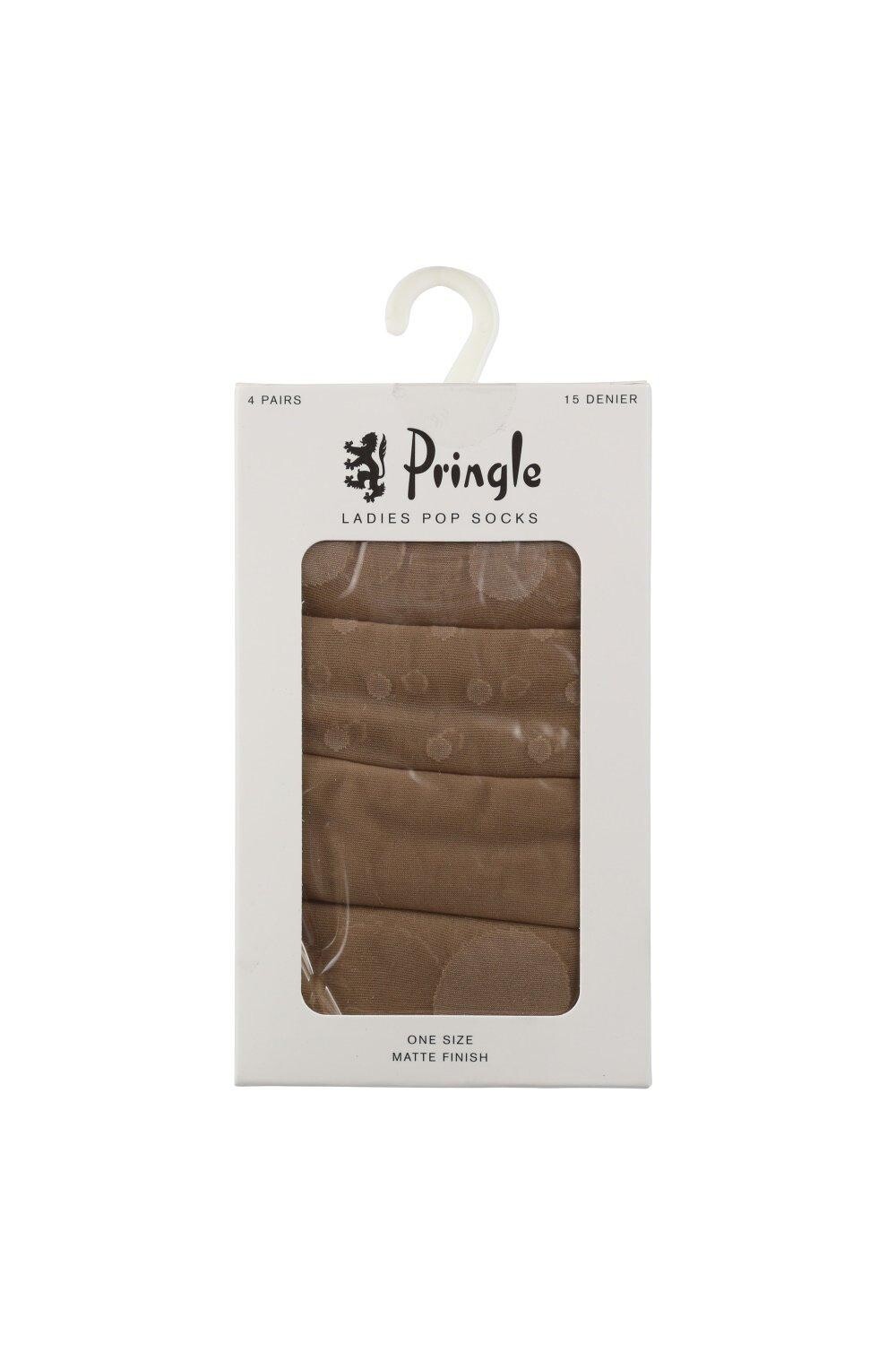 

1 пара прозрачных колготок Pringle, черный