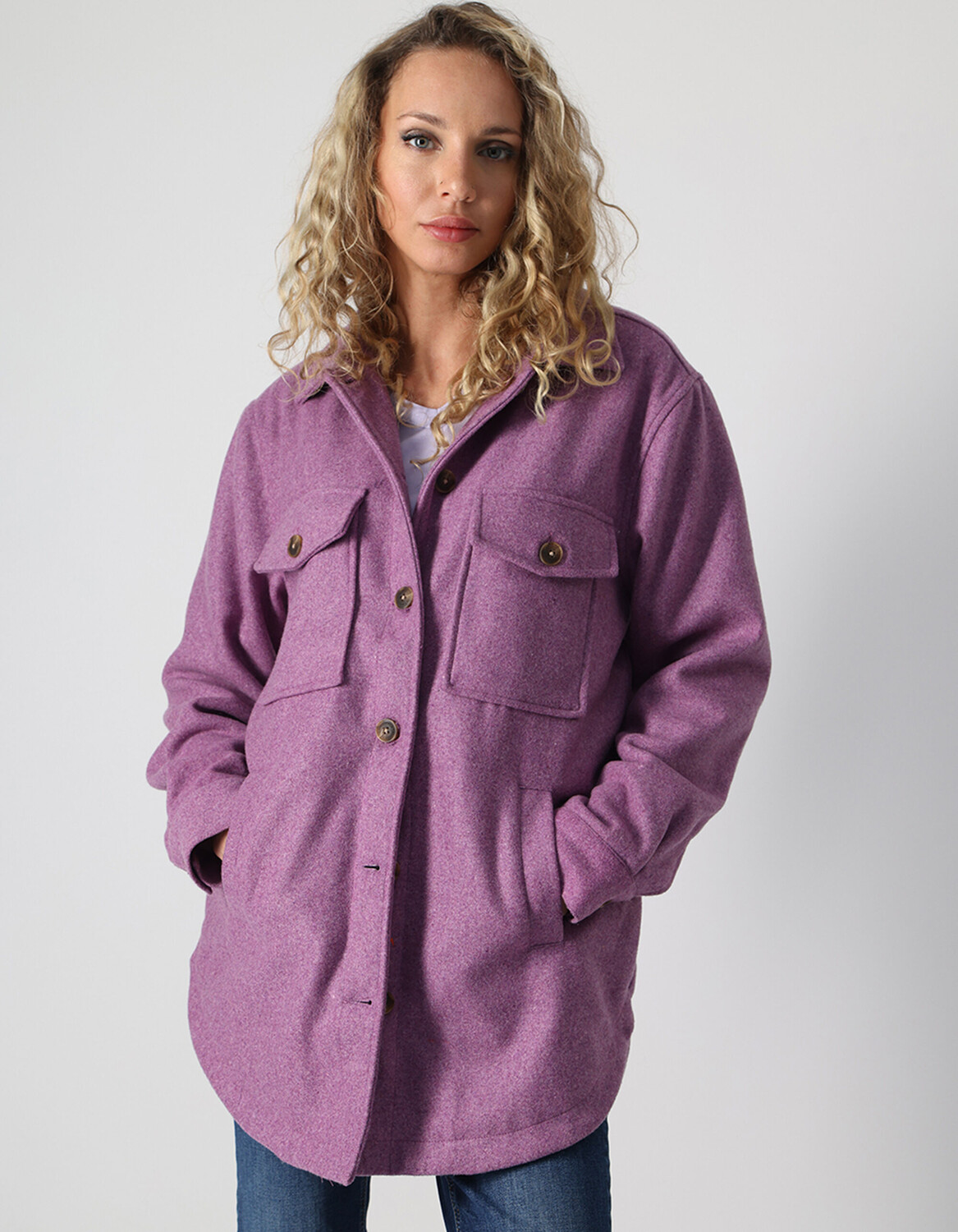 

Куртка софтшелл miracle of denim Hemdjacke, фиолетовый