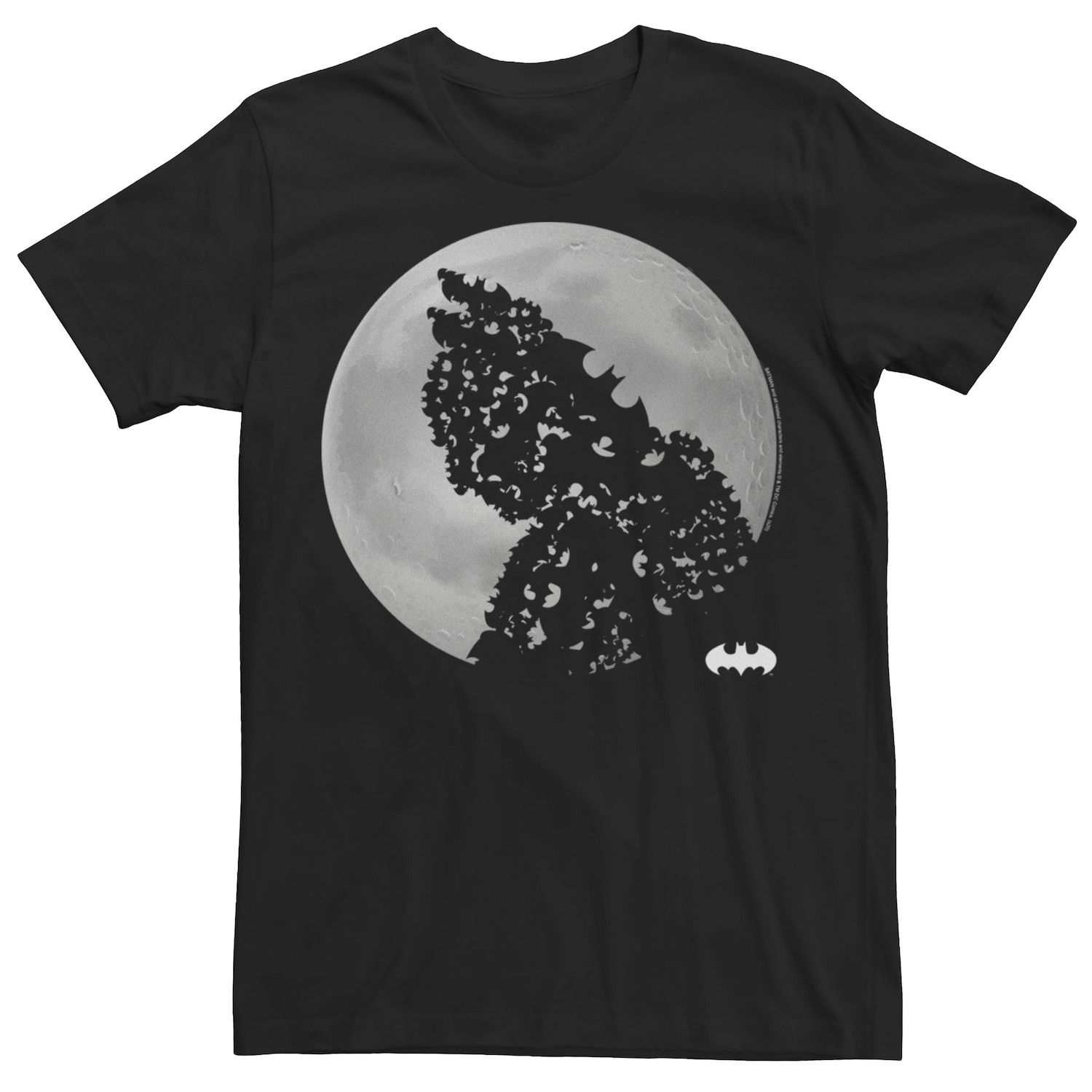 Мужская футболка DC Fandome Batman Bat Moon Silhouette Licensed Character