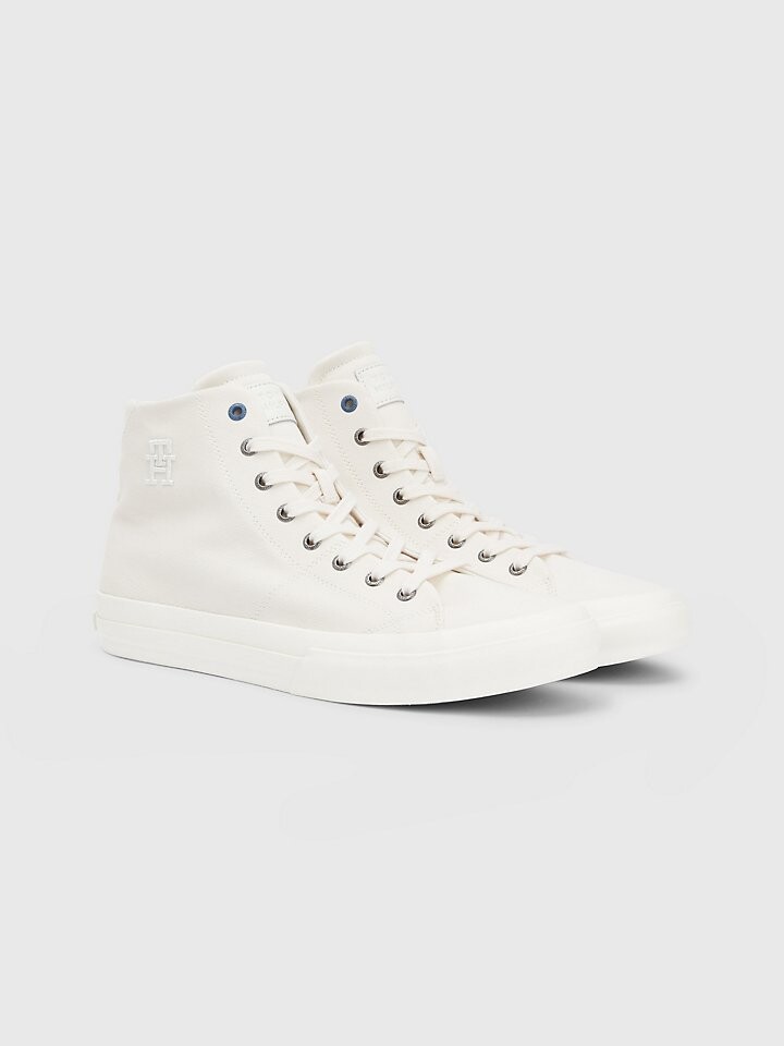 

Высокий топ из льна и хлопка Tommy Hilfiger