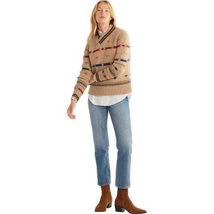 

Свитер Hallie Merino с рисунком женский Pendleton, цвет Barley Multi