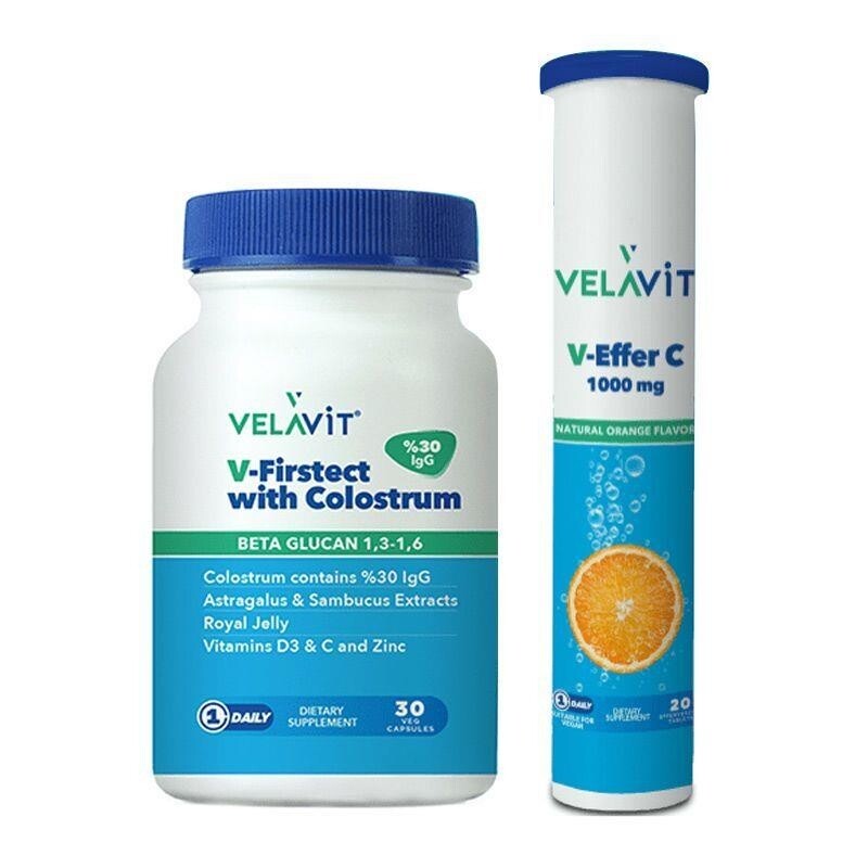 

Velavit V-Firstect с молозивом 30 таблеток + V-effer C 1000 мг Подарок