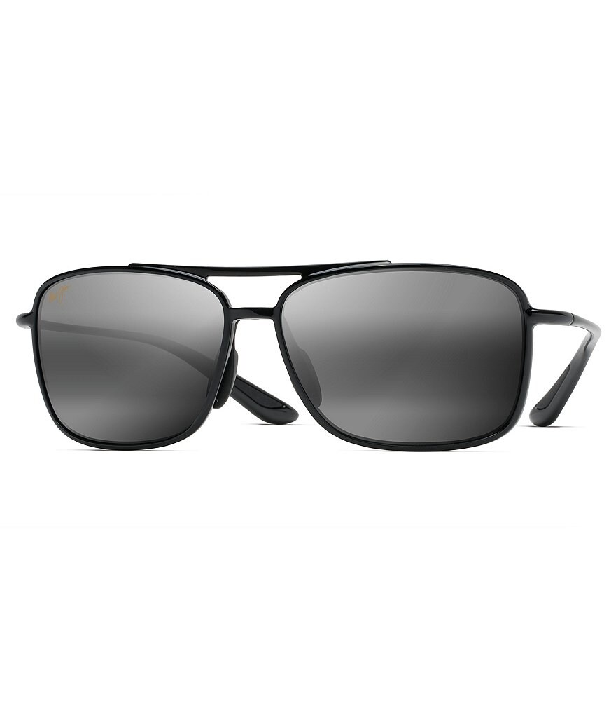 

Солнцезащитные очки Maui Jim Kaupo Gap PolarizedPlus2 Aviator 61 мм, черный