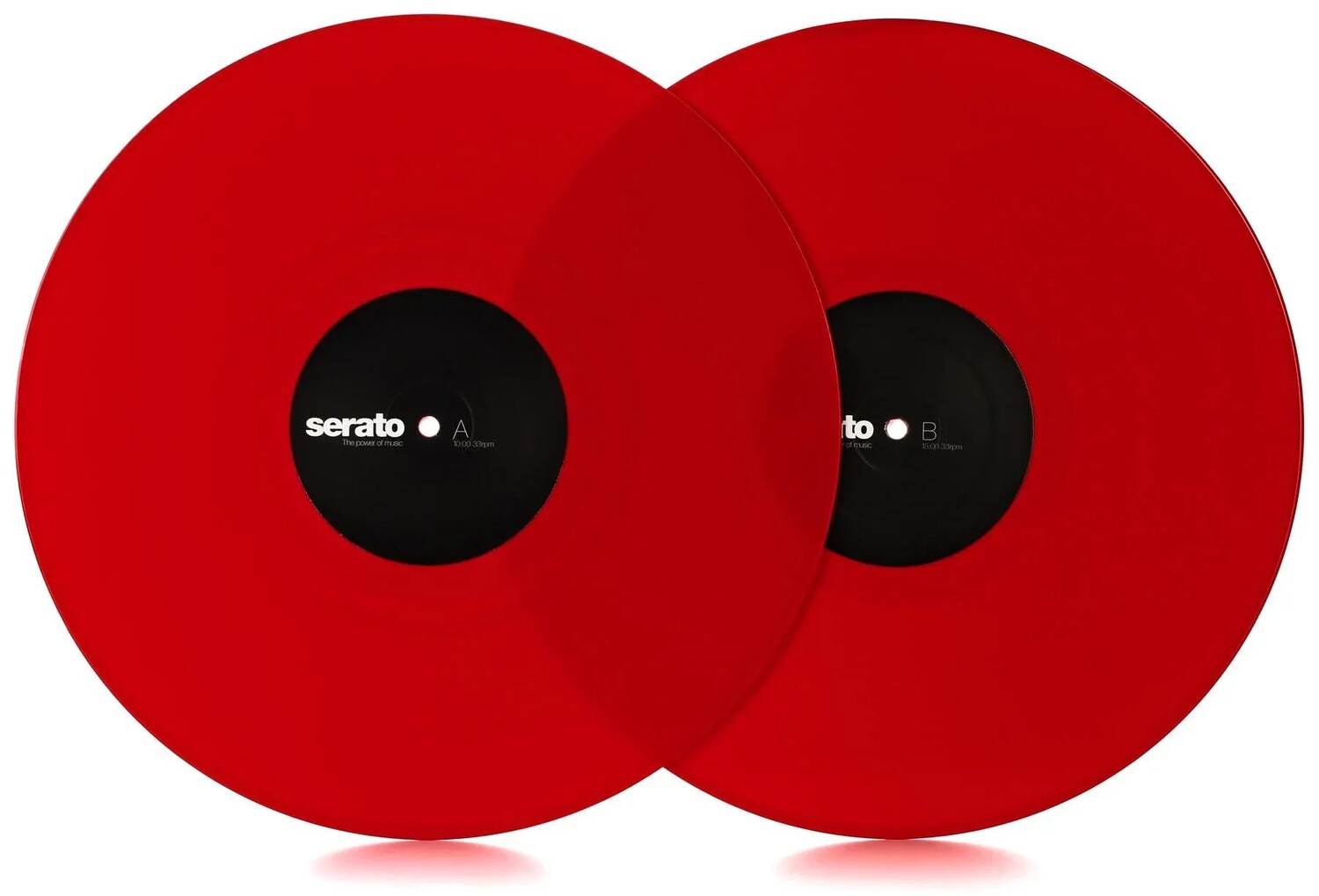 

Пара виниловых пластинок Serato Control 12 дюймов — сплошной красный