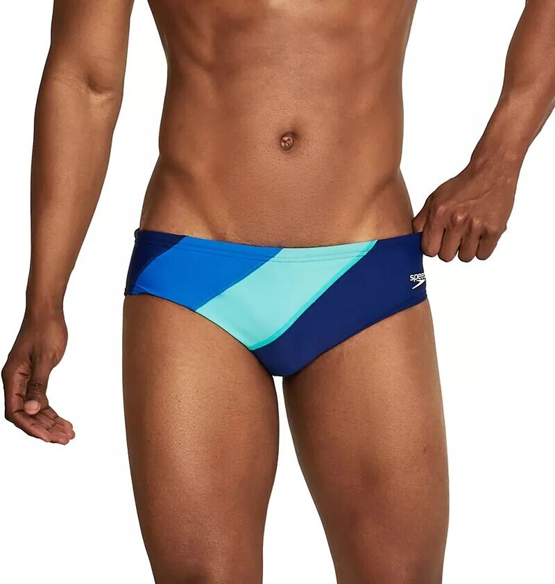 

Мужской купальник Speedo с цветными блоками и солнечными панелями