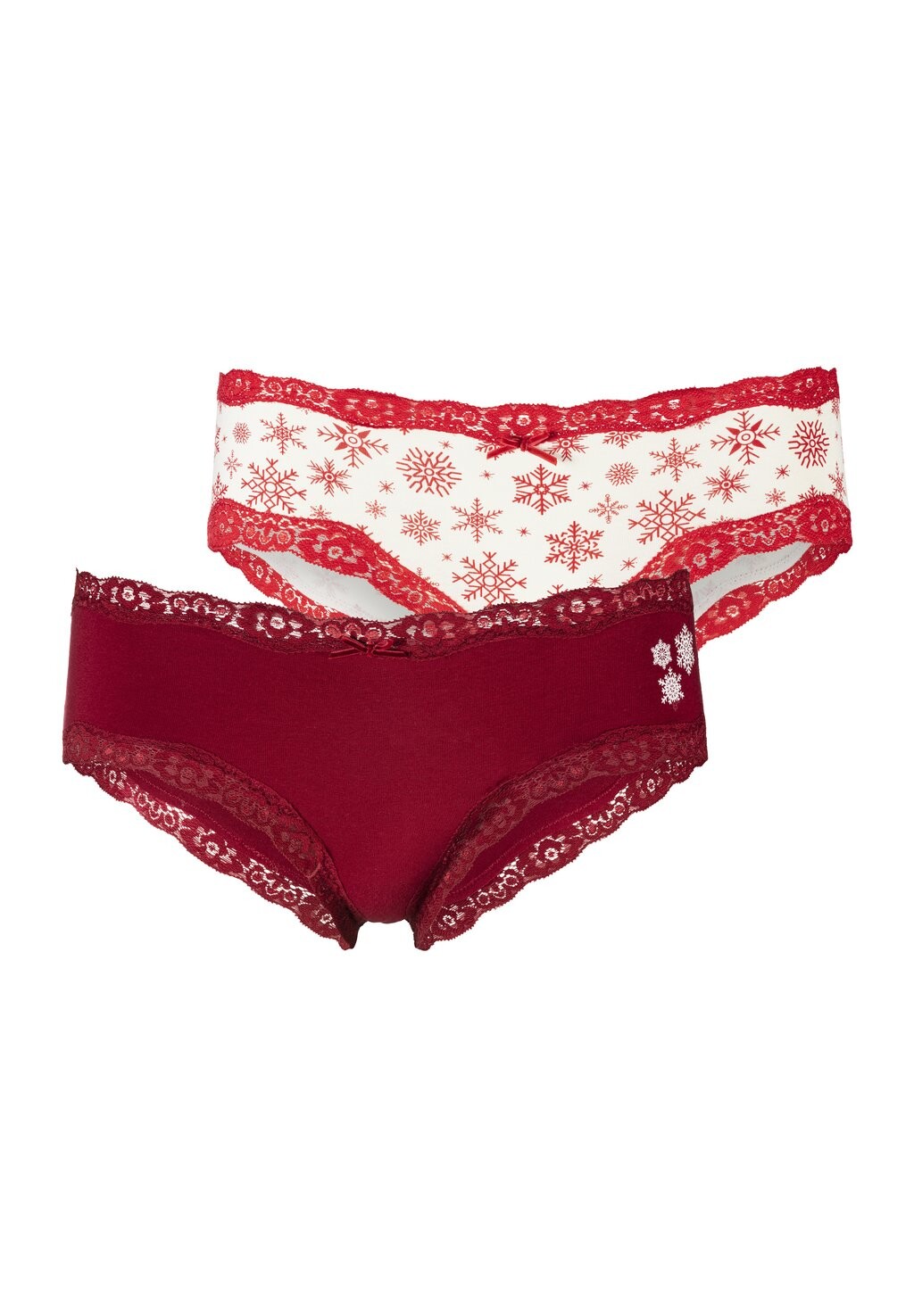 

Трусы 2 PACK HIPSTER LASCANA, Бордо