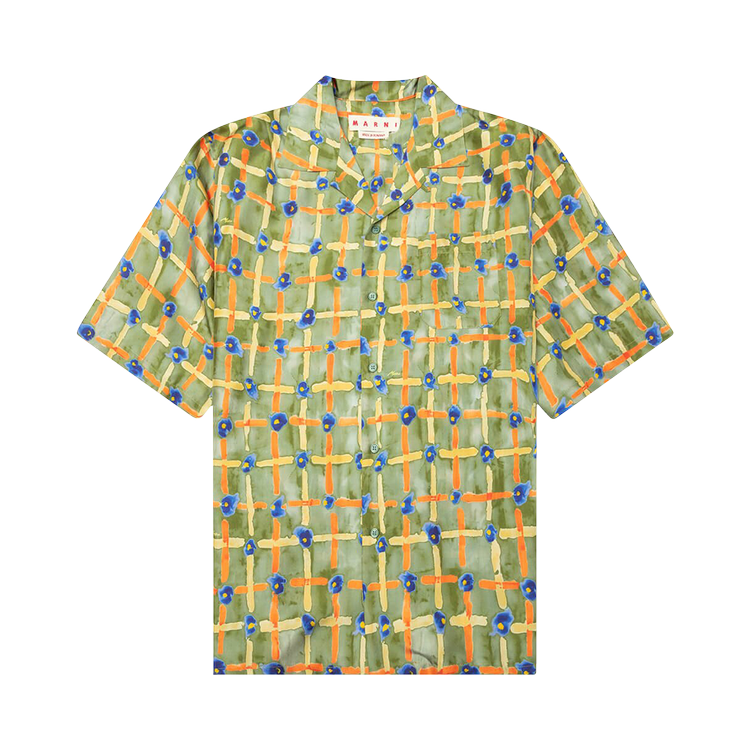 

Рубашка Marni Short-Sleeve 'Leaf Green', зеленый