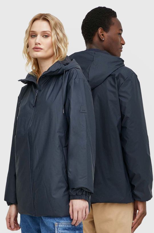 Куртка 15770 Куртки Rains, темно-синий куртка утепленная rains lohja long puffer черный