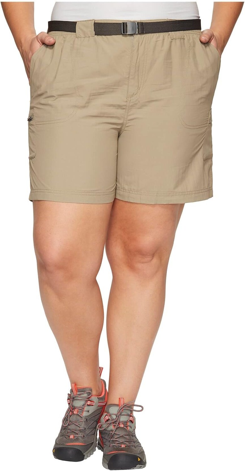 

Шорты Columbia Plus Size Sandy River Cargo Short, цвет Tusk/Metal