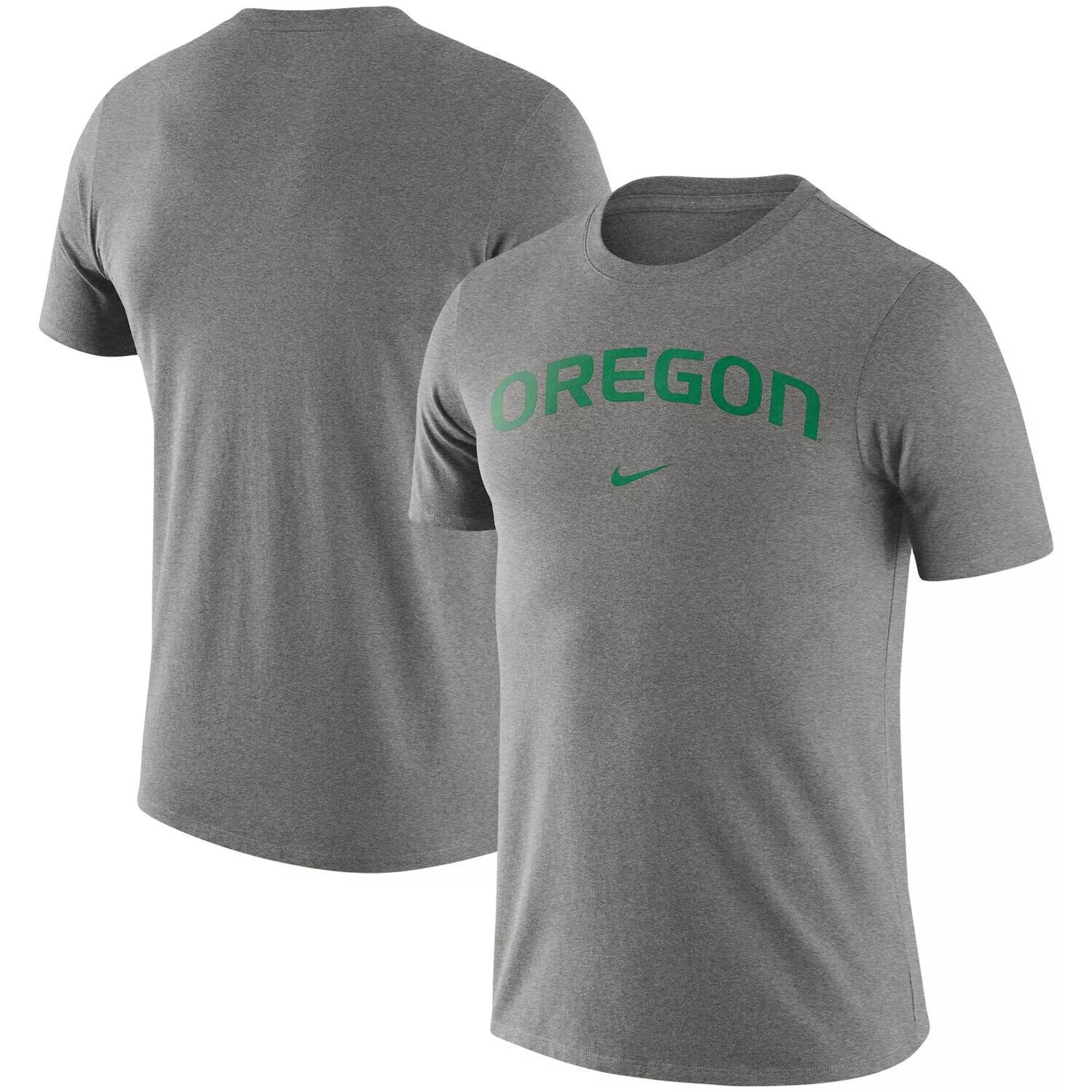 

Мужская серая футболка с надписью Oregon Ducks Essential Nike