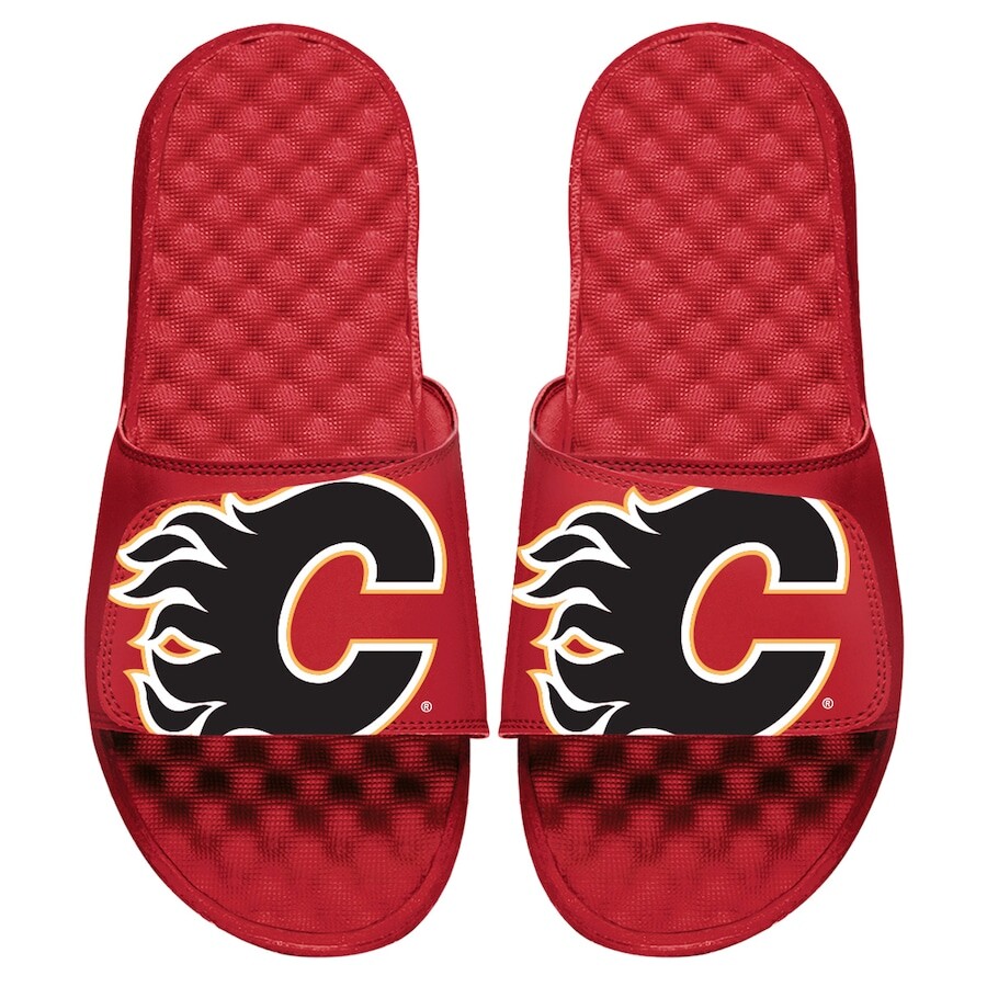 

Шлепанцы ISlide Calgary Flames, красный