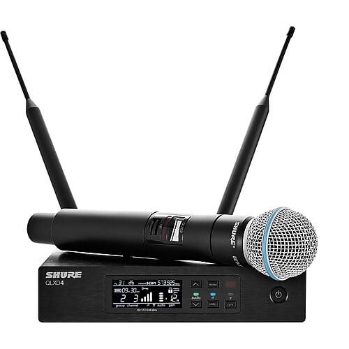 

Микрофон Shure QLXD24/B58 Digital Wireless Handheld Microphone System with Beta 58A Capsule (G50: 470 to 534 MHz)