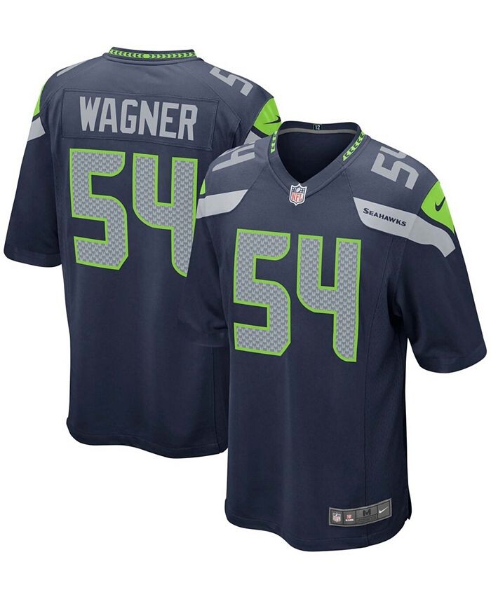

Мужская футболка команды Bobby Wagner College Navy Seattle Seahawks Game Team Nike, синий
