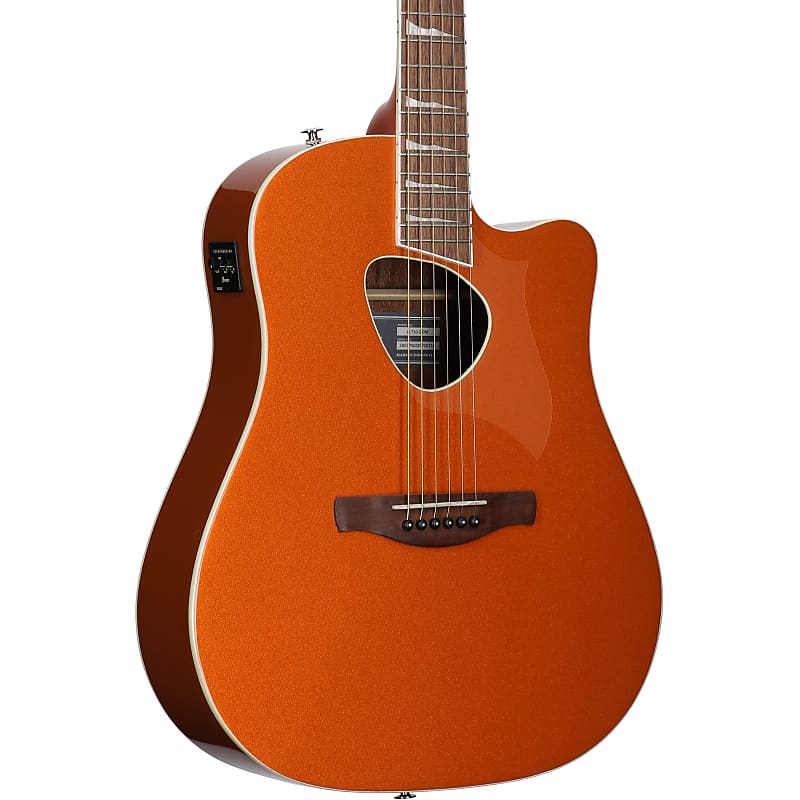 Акустическая гитара Ibanez ALT30 Altstar Acoustic-Electric Guitar, Dark Orange Metallic