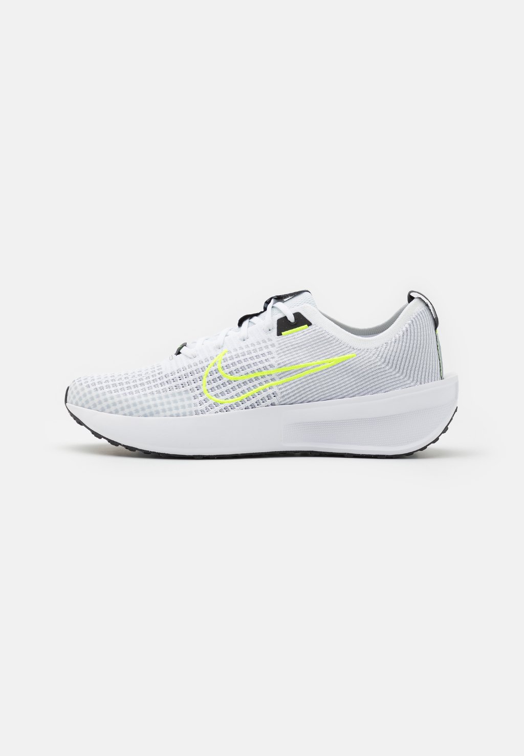 Нейтральные кроссовки Interact Run Nike, цвет white/volt/wolf grey/black