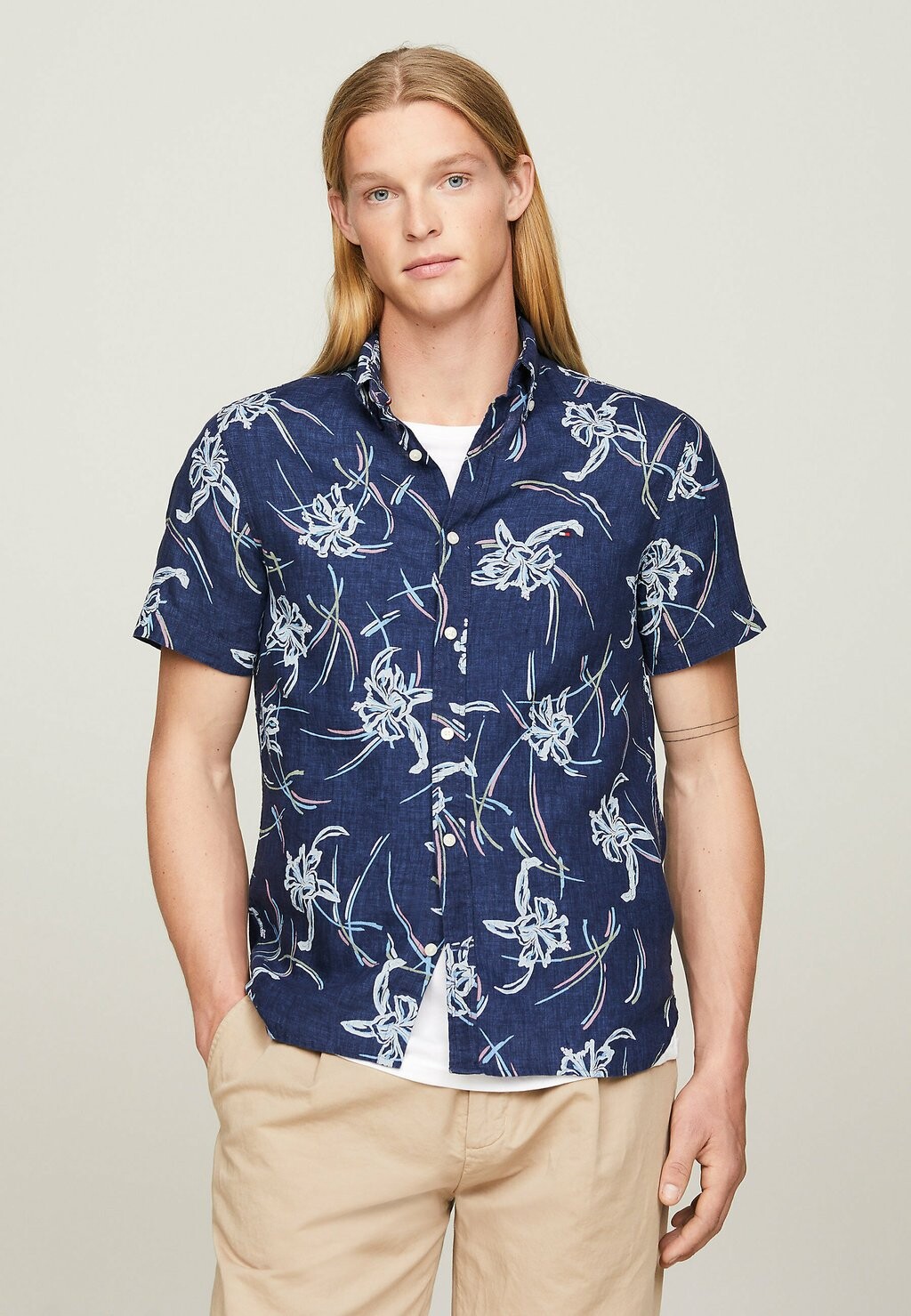 

Рубашка Tommy Hilfiger, синий