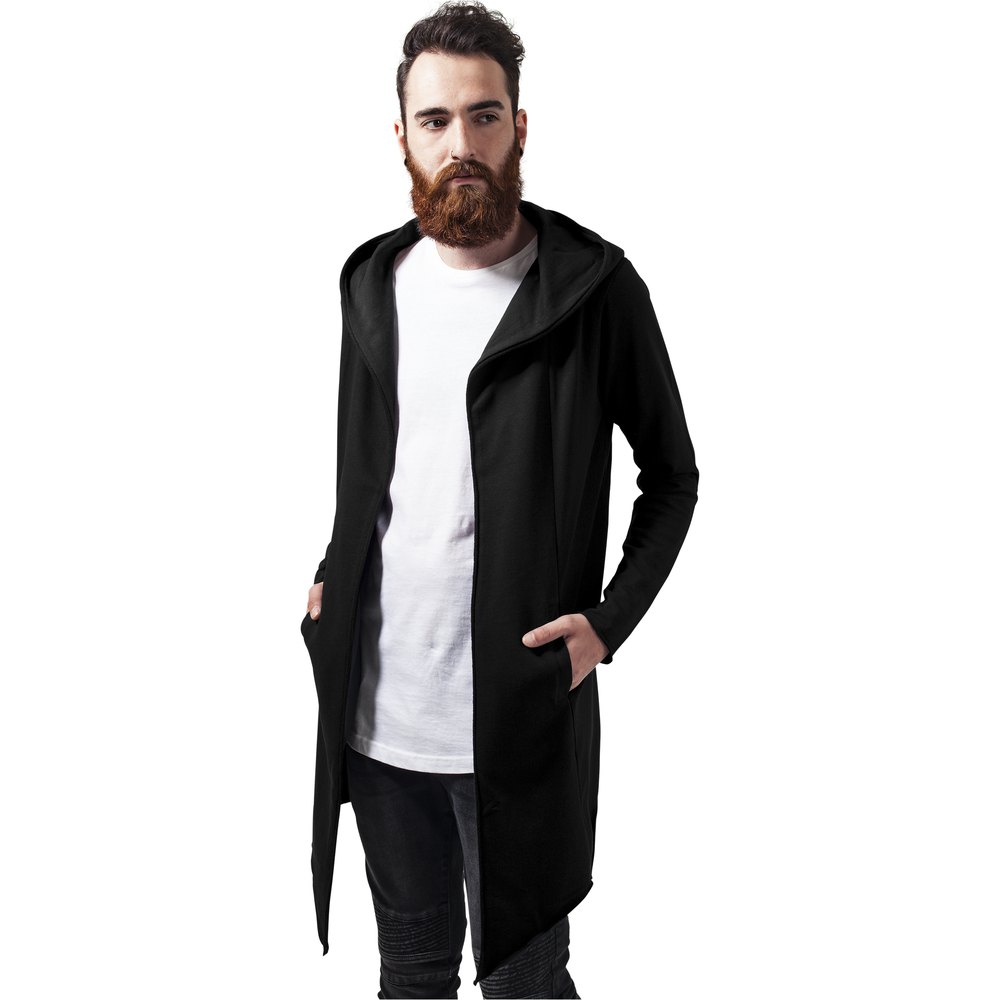 Куртка Urban Classics Long Hooded Cardigan, черный