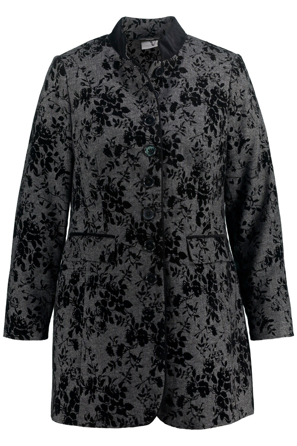 

Толстовка Ulla Popken Jacke, цвет grau melange