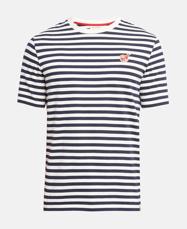 

Футболка органик Scotch & Soda, темно-синий