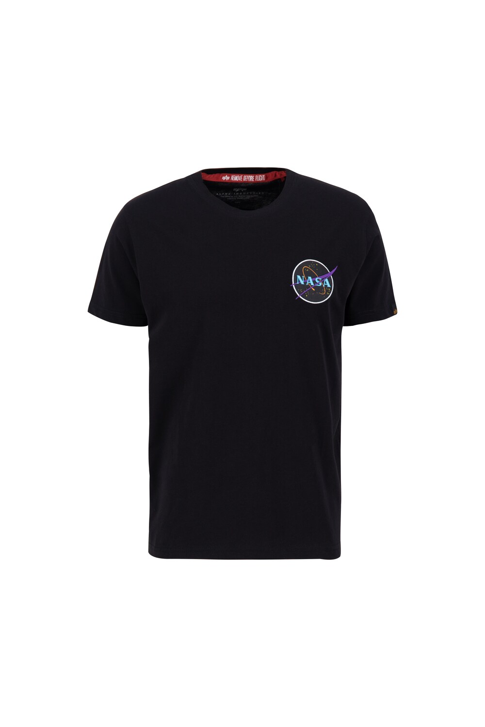 Футболка Alpha Industries Space Shuttle, черный мужская футболка alpha industries nasa space shuttle белый размер s