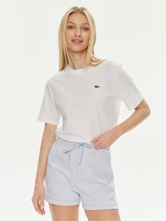 

Футболка узкого кроя Lacoste, белый