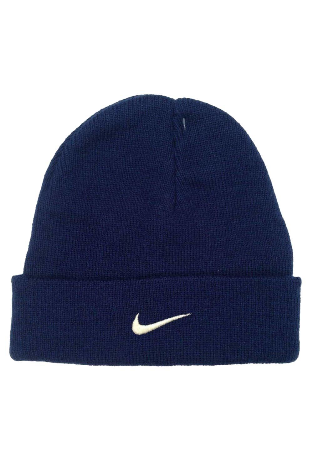 Детская шапка-галочка Nike, темно-синий зимние шапки женские шапки бини с леопардовым принтом модные шерстяные зимние теплые вязаные шапки головные уборы с рисунком