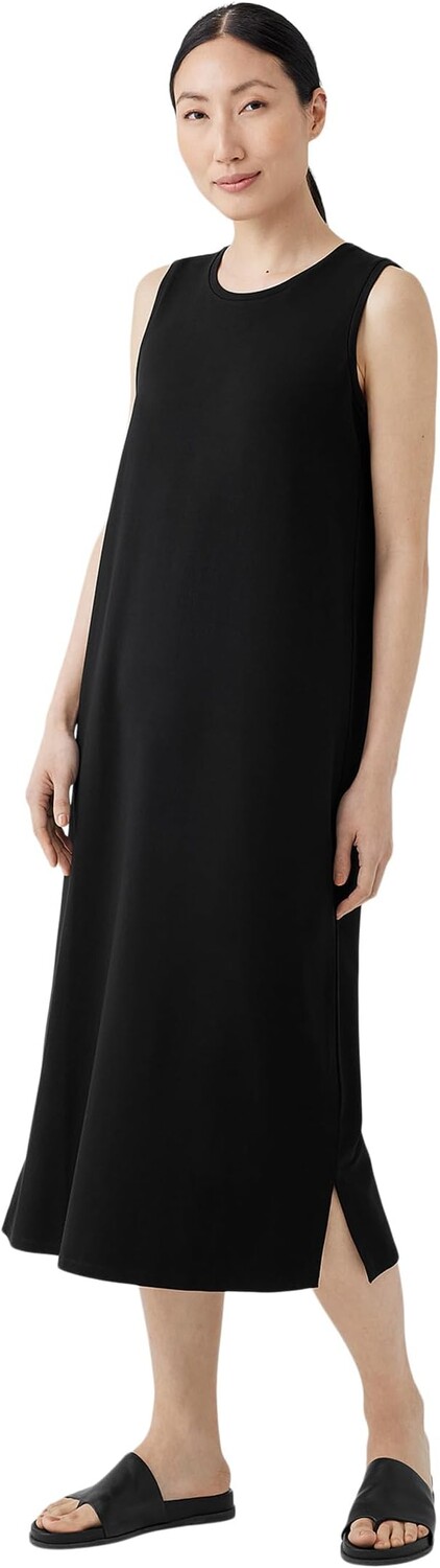 

Платье с круглым вырезом Eileen Fisher, черный