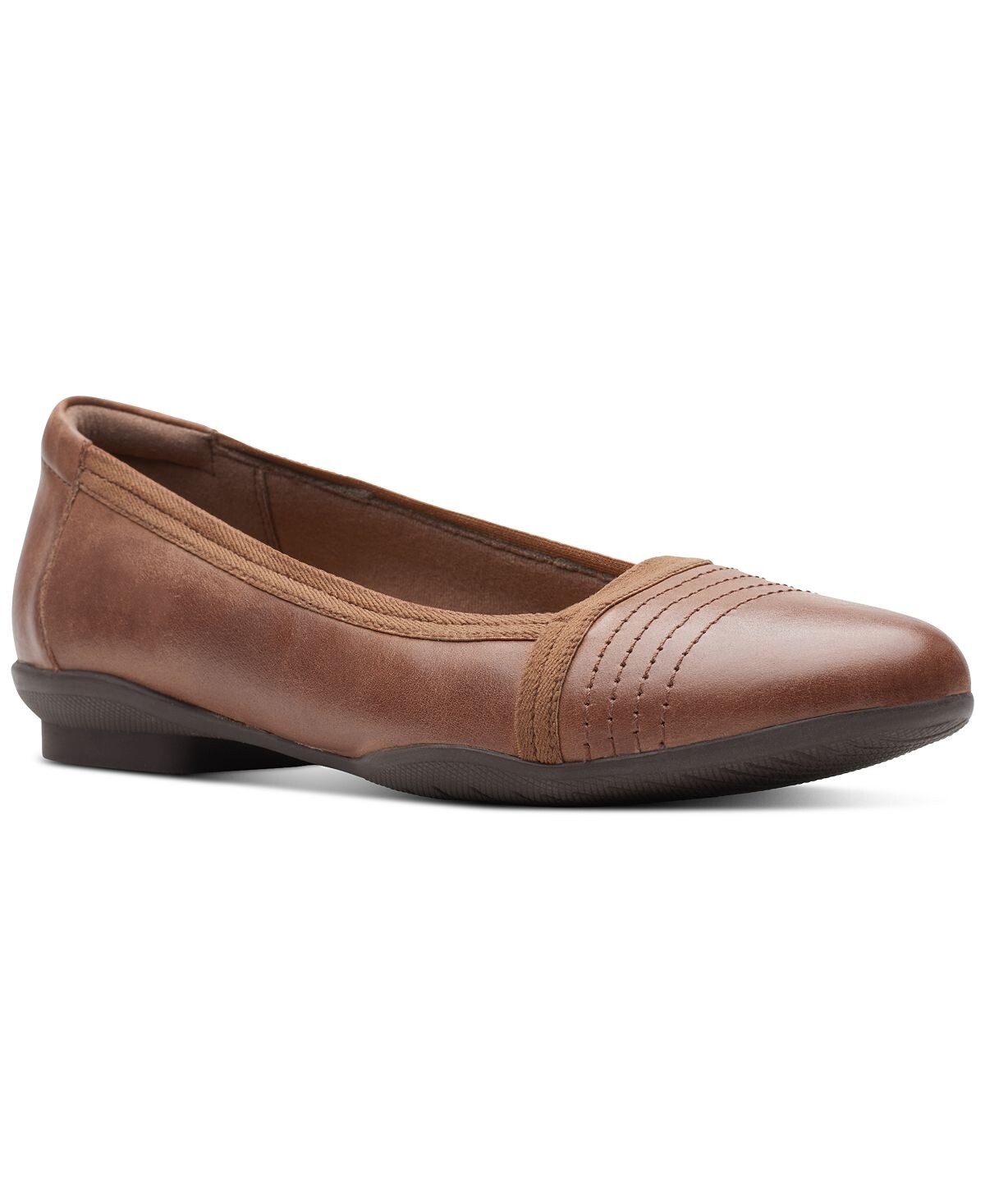 

Женские удобные туфли без шнуровки Sara Erin на плоской подошве Clarks